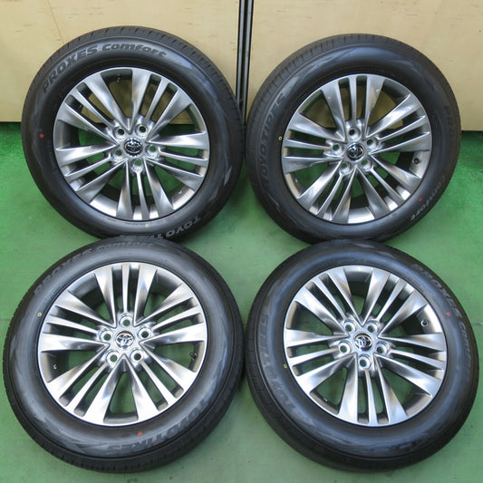 新車外し！24年★トヨタ 40系 アルファード 純正 225/60R18 トーヨー プロクセス Comfort コンフォート 18インチ PCD120/5H★5082106イノ