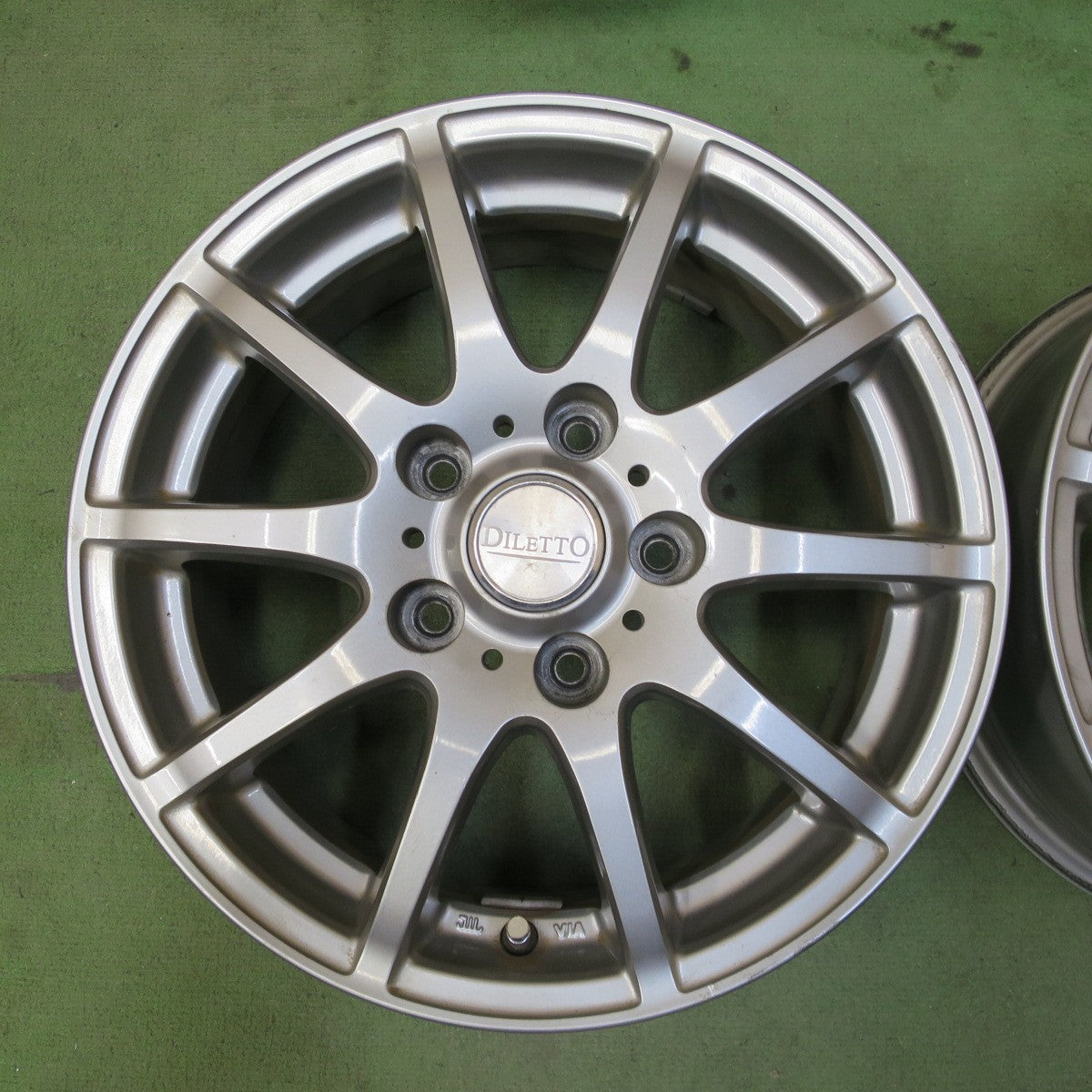 4本価格◎DILETTO 15インチ ホイール ディレット 15×6J PCD114.3/5H◎6080101NGホ