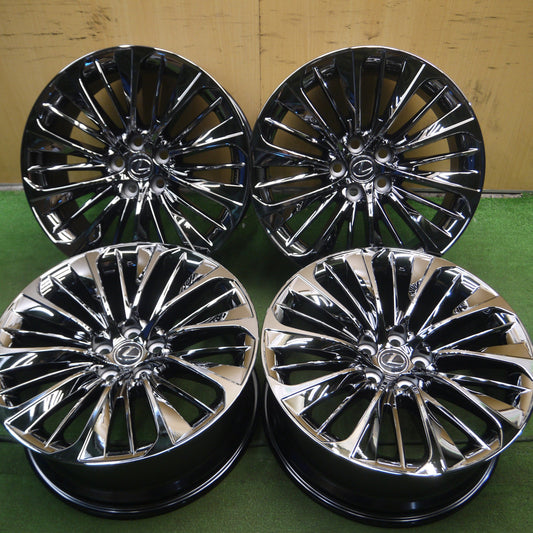*送料無料* 新車外し★レクサス LS500h 純正 OP ノイズリダクション ホイール 20インチ 20×8.5J PCD120/5H★4041009Hホ