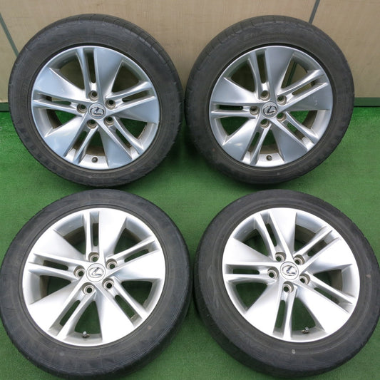 [送料無料] 4本価格★レクサス HS 純正 215/55R17 ダンロップ エナセーブ RV504 17インチ PCD114.3/5H★5012309TNノ