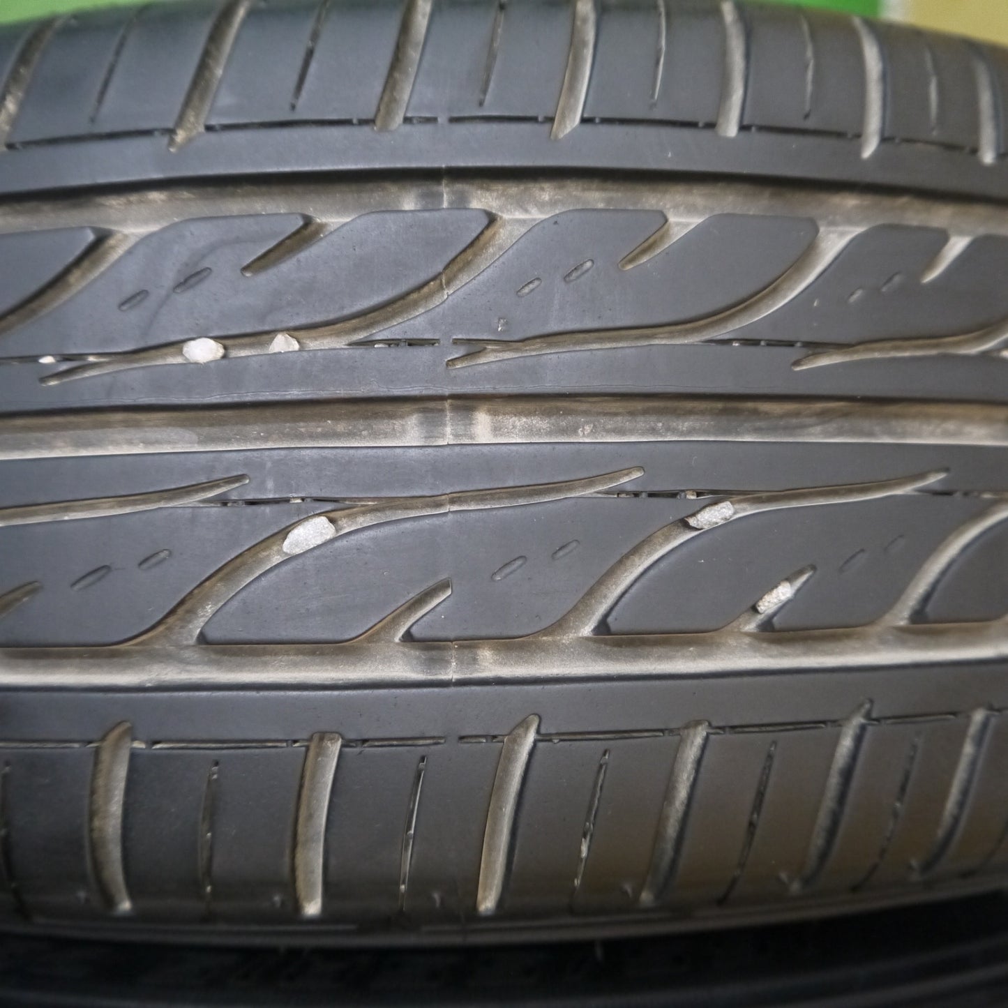 バリ溝！23年！9.5分★LOXARNY EX BYRON STINGER 165/55R15 ダンロップ EC202 ロクサーニ バイロン スティンガー 軽 サイズ PCD100/4H★5062501Hノ