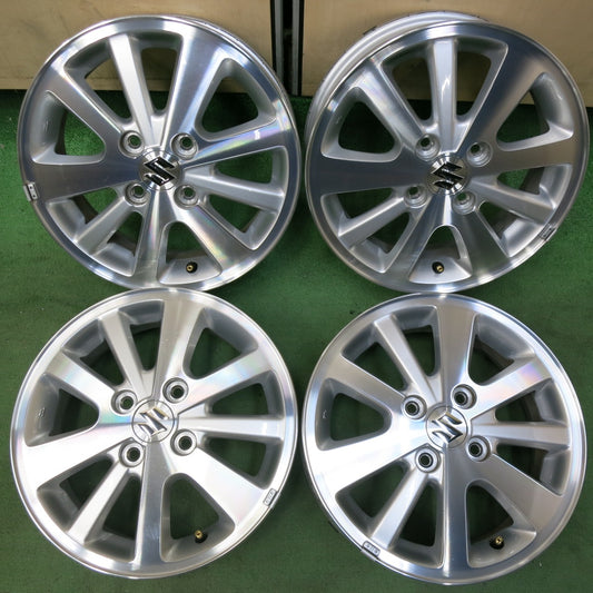 キレイ★スズキ DA17W エブリイ ワゴン 純正 ホイール 14インチ 14×4.5J エブリィ エブリー PCD100/4H★5042302SYホ