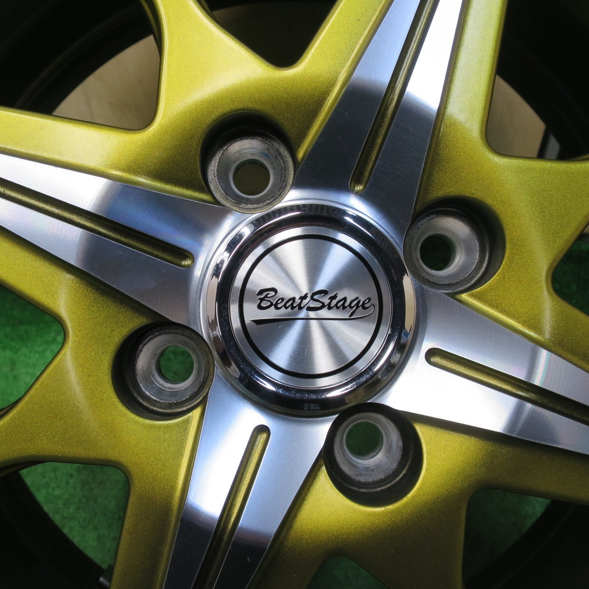 [送料無料] キレイ★BeatStage NS-C ビートステージ ホイール 14インチ 14×4.5J PCD100/4H★4102504イホ