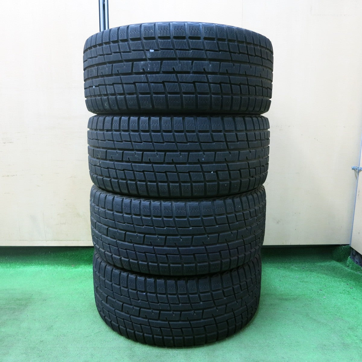 [送料無料] バリ溝！9.5分★スバル インプレッサ WRX STI 純正 245/40R18 スタッドレス ヨコハマ アイスガード iG30 PCD114.3/5H★4111201SYス