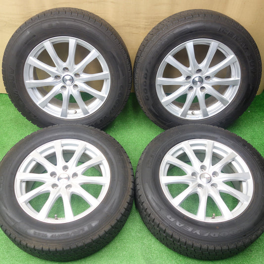 バリ溝！キレイ！9.5分★スタッドレス 225/65R17 グッドイヤー アイスナビ SUV ravrion RS01 ラブリオン 17インチ PCD114.3/5H★5122106KTス