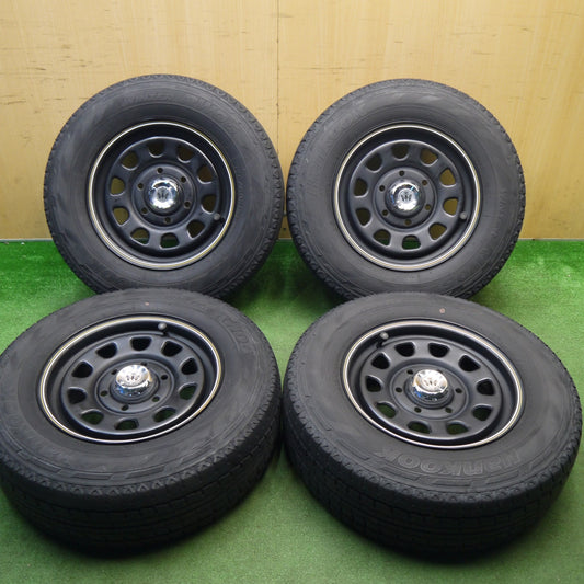 キレイ★スタッドレス 195/80R15 107/105L ハンコック ウインター RW06 U.S.DAYTONA US デイトナ 15インチ PCD139.7/6H★6013003Hス