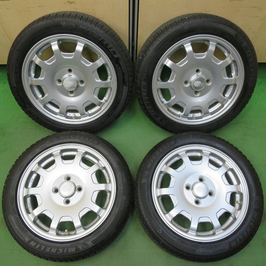 バリ溝！24年！キレイ！8.5分★ENKEI all four KCR 165/55R15 ミシュラン エナジーセイバー4 ハスラー 等 軽サイズ 15インチ エンケイ PCD100/4H★5052204イノ