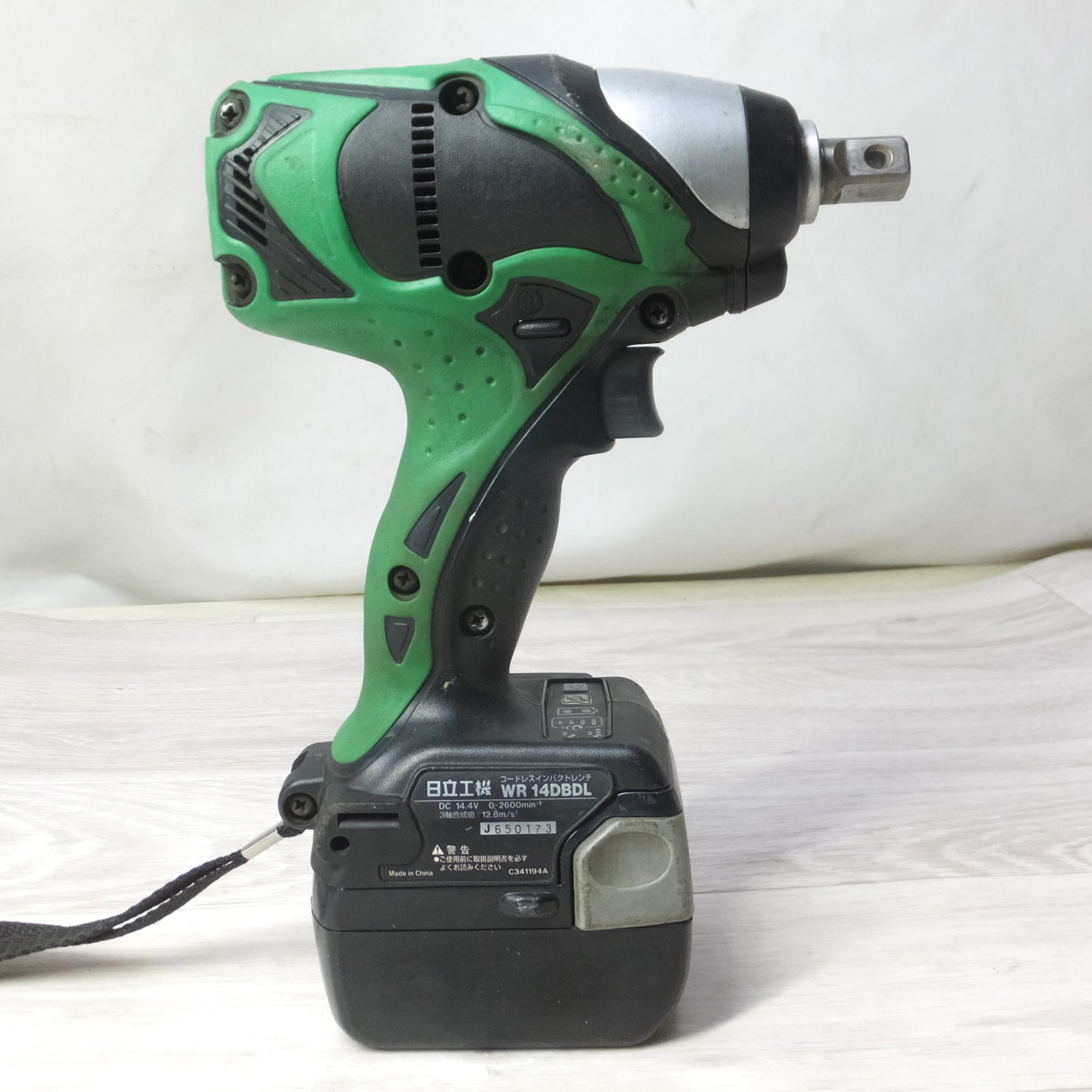 [送料無料] ◆HITACHI 日立工機 コードレスインパクトレンチ WR14DBDL 14.4V BSL1430 バッテリー付き 電動工具◆