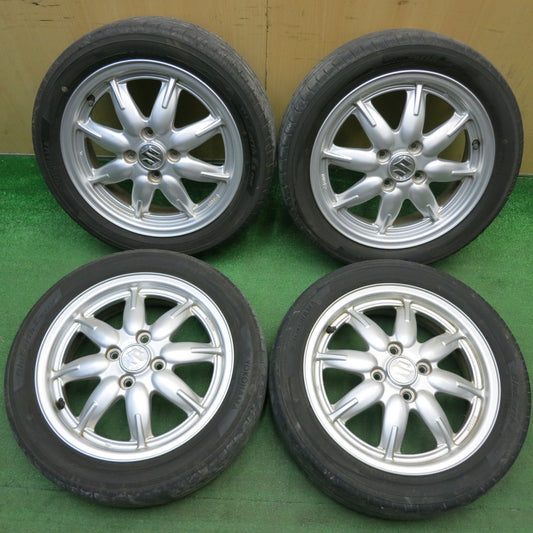 4本価格！22年★スズキ HA36S アルト 純正 ENKEI 165/55R15 ヨコハマ BluEarth-ES ES32 ブルーアース エンケイ 15インチ PCD100/4H★6030502HAノ