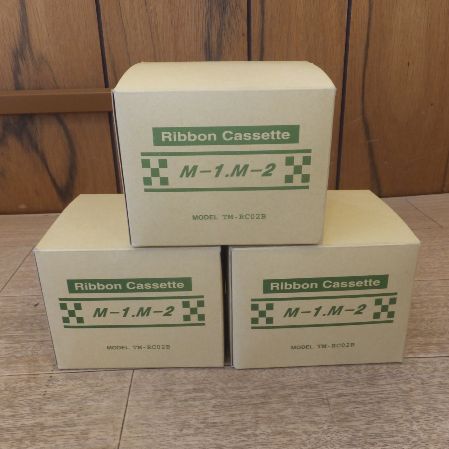 [送料無料] 未使用★キヤノン Canon リボンカセット黒 85m Ribbon Cassette M-1.M-2 TM-RC02B 3478A061[BA]　3箱 計 13個 セット★