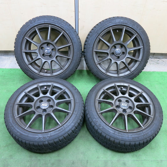 バリ溝！9.5分以上★アウディ 等 MSW 85 O・Z 195/50R16 スタッドレス トーヨー ガリット GIZ OZ 16インチ PCD100/5H★6011906ナス