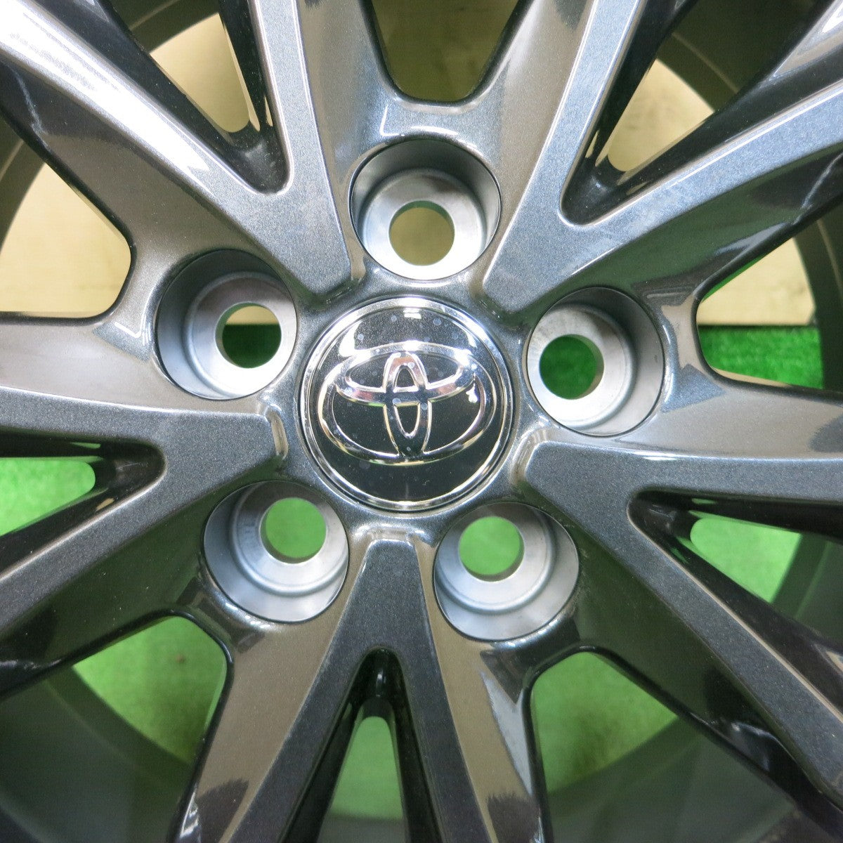[送料無料] 新車外し★トヨタ カローラ ツーリング W×B 純正 ホイール 17インチ 17×7.5J PCD100/5H★5031101ナホ