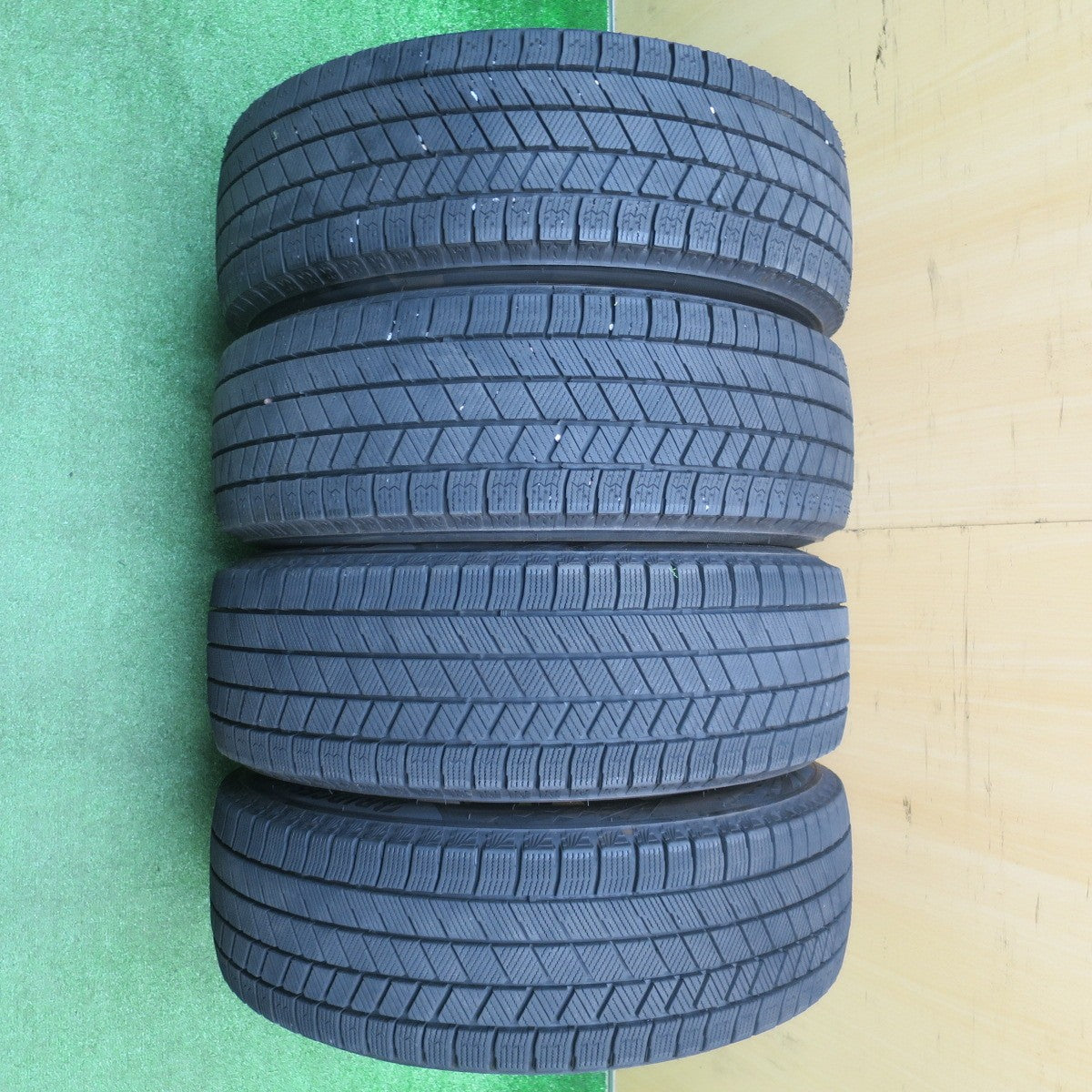 バリ溝！24年！キレイ！9.5分★プリウス 等 195/65R15 スタッドレス ブリヂストン ブリザック VRX3 ZACK JP-110 MONZA ザック 15インチ PCD100/5H★5111101NJス