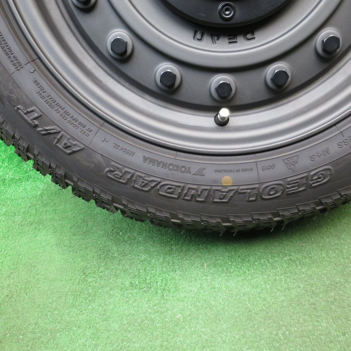 タイヤ ほぼ未使用 綺麗 1本★DEAN COLORADO 215/60R16 ヨコハマ A/T G015 ディーン コロラド PCD112 120/5H マルチ★5031101Hノ