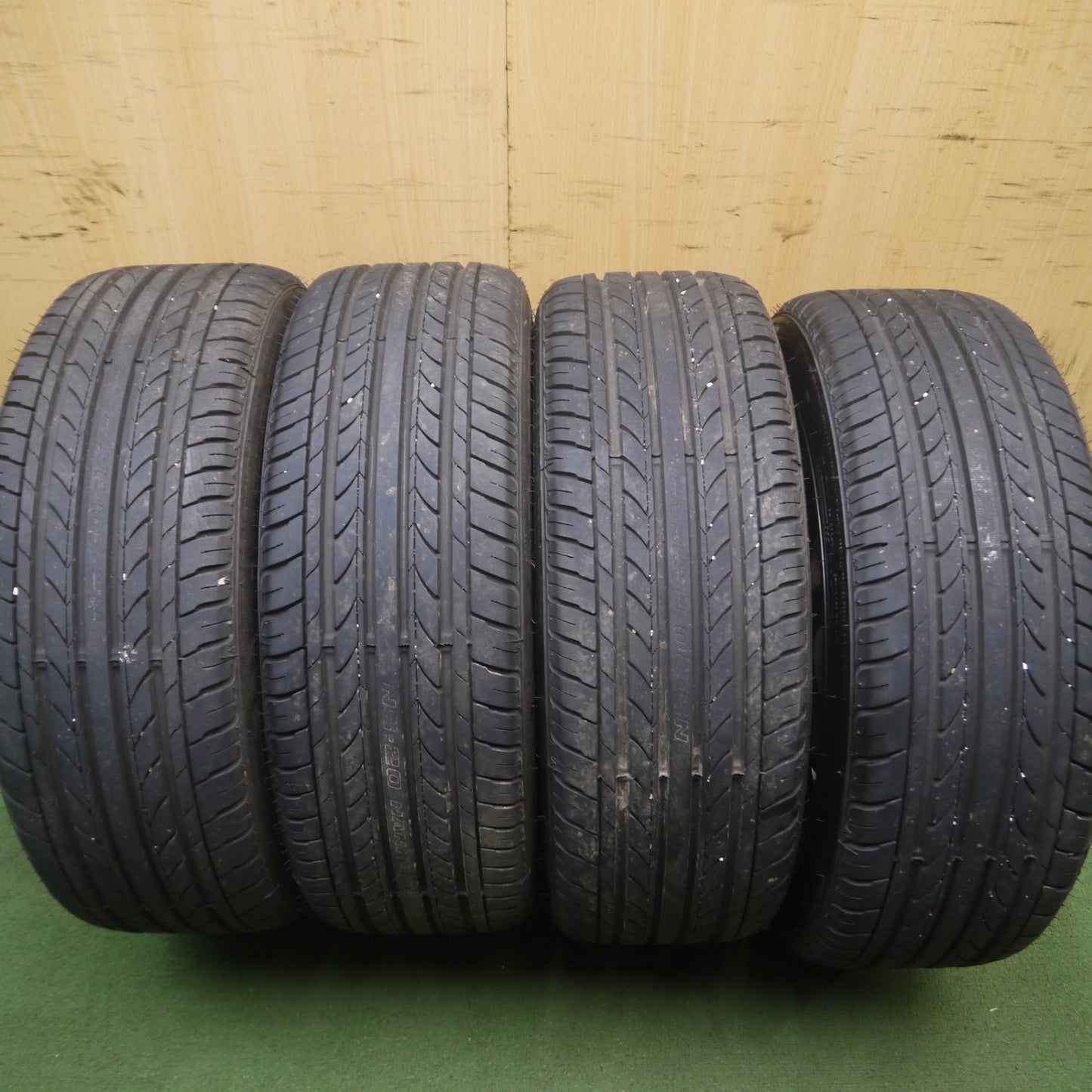 *送料無料* バリ溝！23年！キレイ！9.5分★5ZIGEN ProRacer 5次元 205/45R17 ナンカン NOBLE SPORT NS-20 17インチ PCD100/4H★4042207Hノ