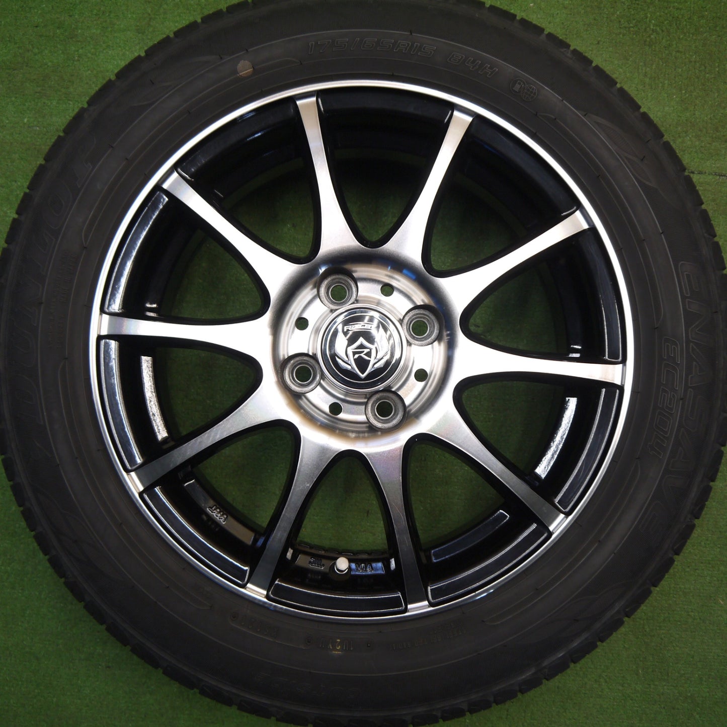 バリ溝！キレイ！9分★175/65R15 ダンロップ エナセーブ EC204 RiZLEY ライツレー 15インチ PCD100/4H★6040313Hノ