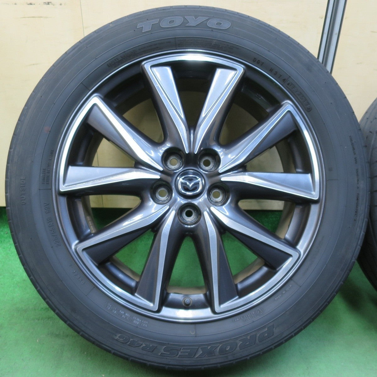 キレイ★マツダ CX-5 純正 225/55R19 トーヨー プロクセス R46 19インチ CX5 PCD114.3/5H★5032001イノ