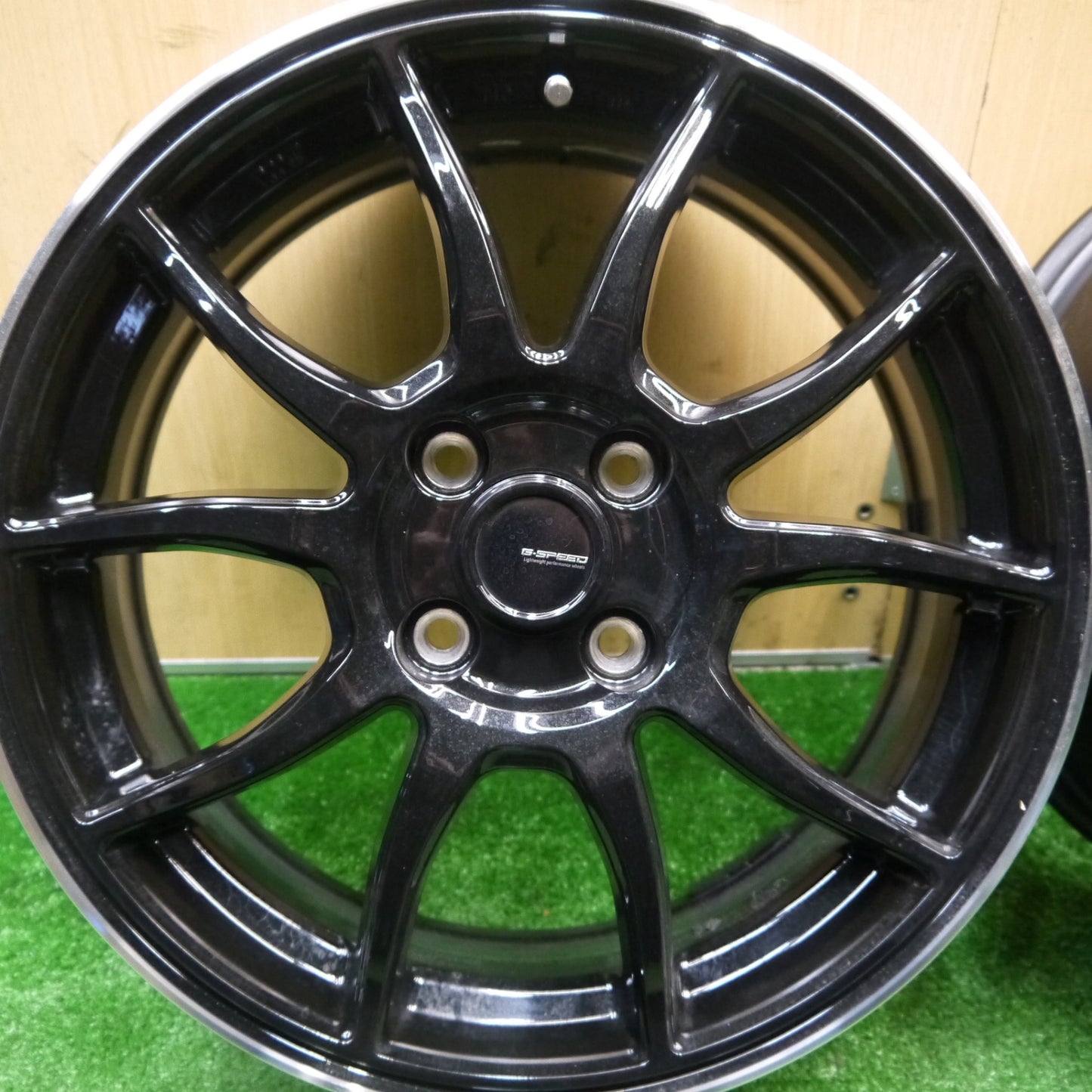 キレイ★G-SPEED Gスピード 16インチ 社外 アルミ ホイール 16×6J PCD100/4H★5111703Hホ