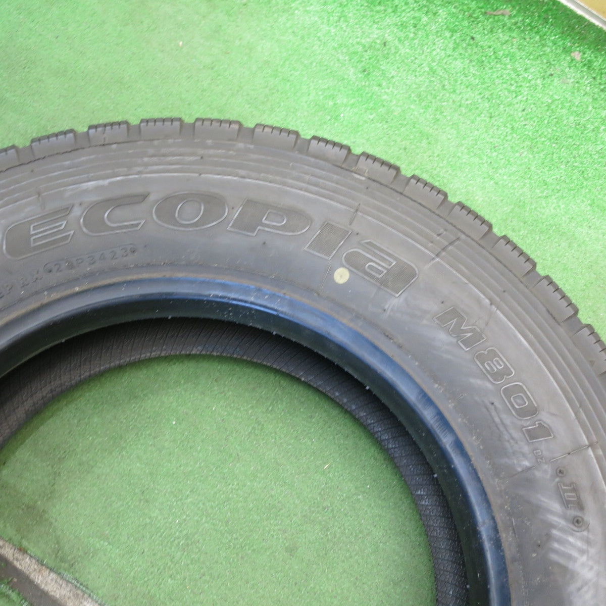未使用！23年！1本★トラック タイヤ 245/70R19.5 136/134J ブリヂストン エコピア M801 Ⅱ ミックス オールシーズン 19.5インチ★6072903KKスタ