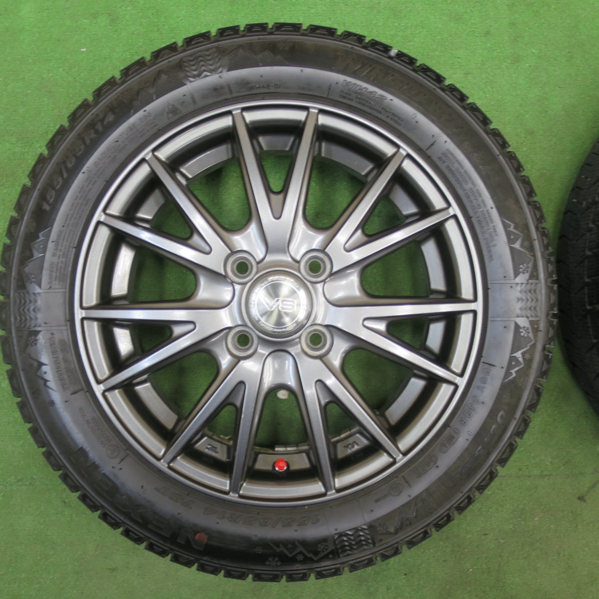 キレイ！22年★スタッドレス 155/65R14 ネクセン ウィンガード ice2 WH42 SHAKEDOWN VS シェイクダウン 14インチ PCD100/4H★5112203TTス