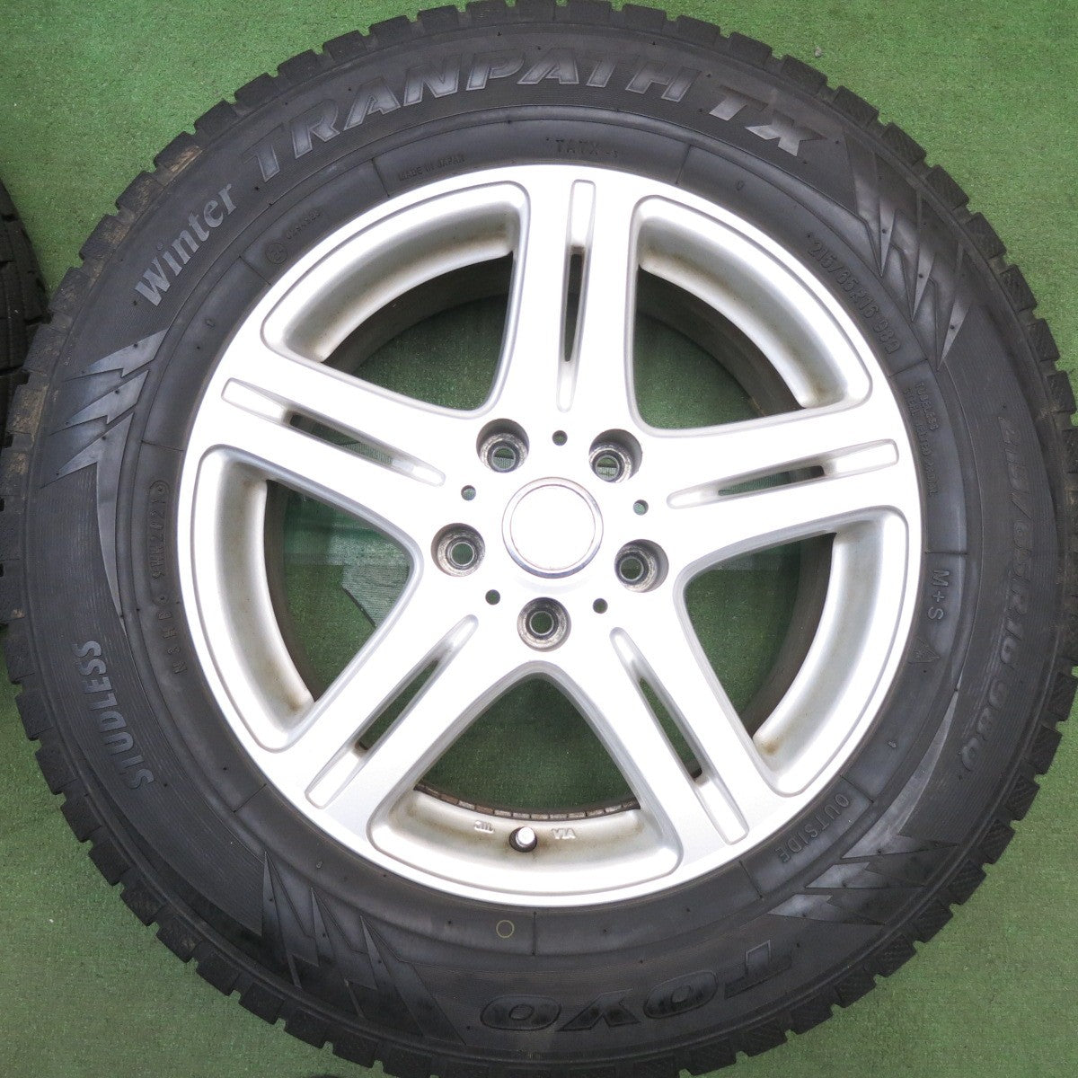 バリ溝！9分◎スタッドレス 215/65R16 トーヨー ウインター トランパス TX DUFACT DF5 デュファクト 16インチ PCD114.3/5H◎6101511HAス