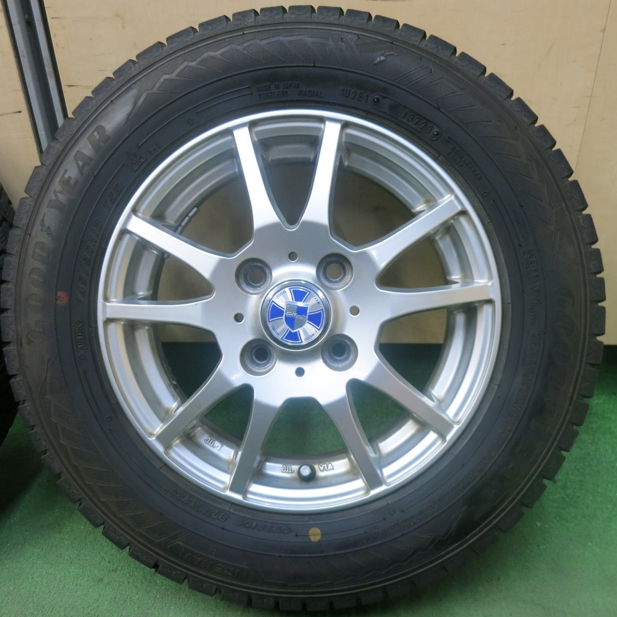 4本価格！23年★スタッドレス 145/80R13 グッドイヤー アイスナビ8 GMach 13インチ PCD100/4H★5120102SKス