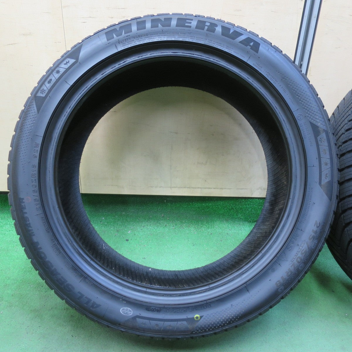 未使用！23年★215/50R18 ミネルバ ALL SEASON MASTER オールシーズン 18インチ タイヤ ヤリスクロス CX-30 等★5073105イオタ