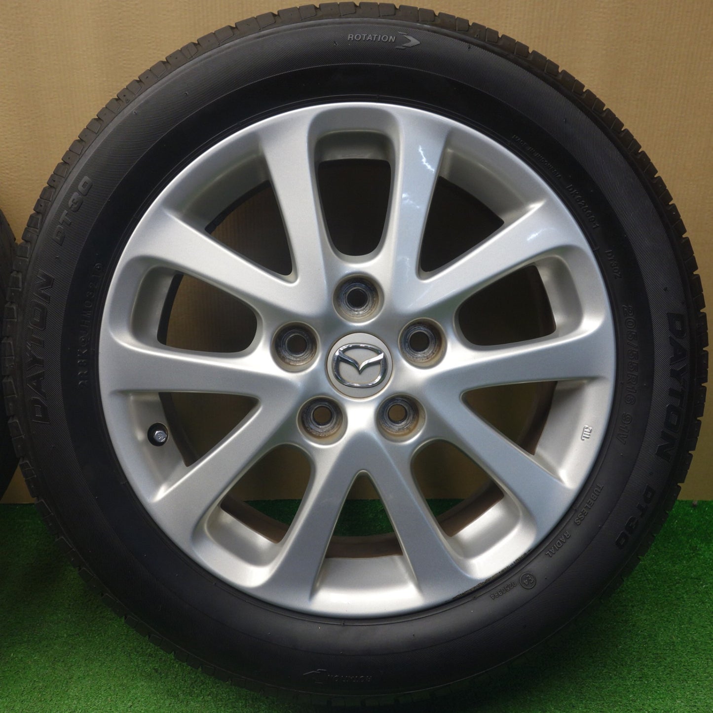 キレイ★マツダ プレマシー アクセラ 純正 205/55R16 デイトン DT30 16インチ PCD114.3/5H★6032003KTノ