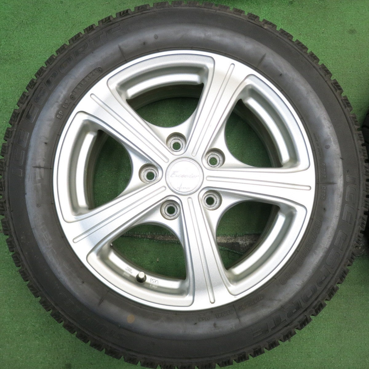 バリ溝！9.5分★スタッドレス 185/65R15 アイスエスポルテ Exceeder エクシーダー 15インチ PCD114.3/5H★5053102HAス