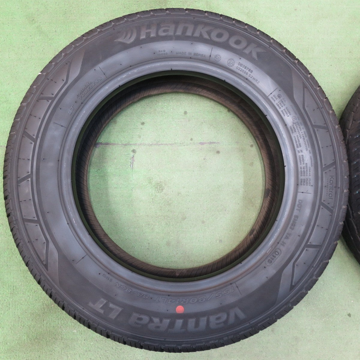 4本価格★155/80R14 88/86N ハンコック VanTRa LT タイヤ 14インチ サクシード プロボックス バネット タウンエース 等★5102005イノタ