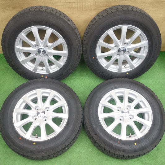 バリ溝！24年！キレイ！9分★スタッドレス 175/70R14 グッドイヤー アイスナビ7 ravrion RS01 ラブリオン 14インチ PCD100/4H★6030601KTス