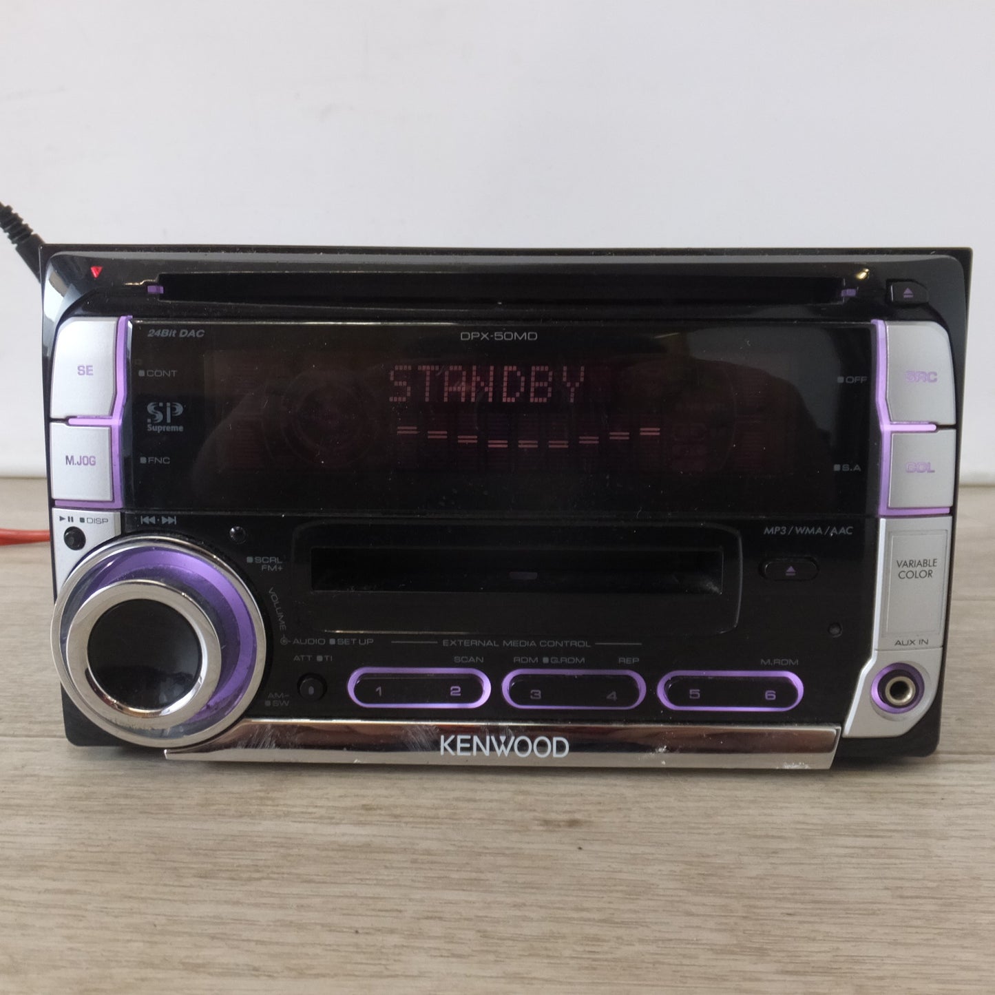 [送料無料] ★ケンウッド KENWOOD カーオーディオ 2DINコンポ CD MD レシーバー  DPX50MDD(58)★