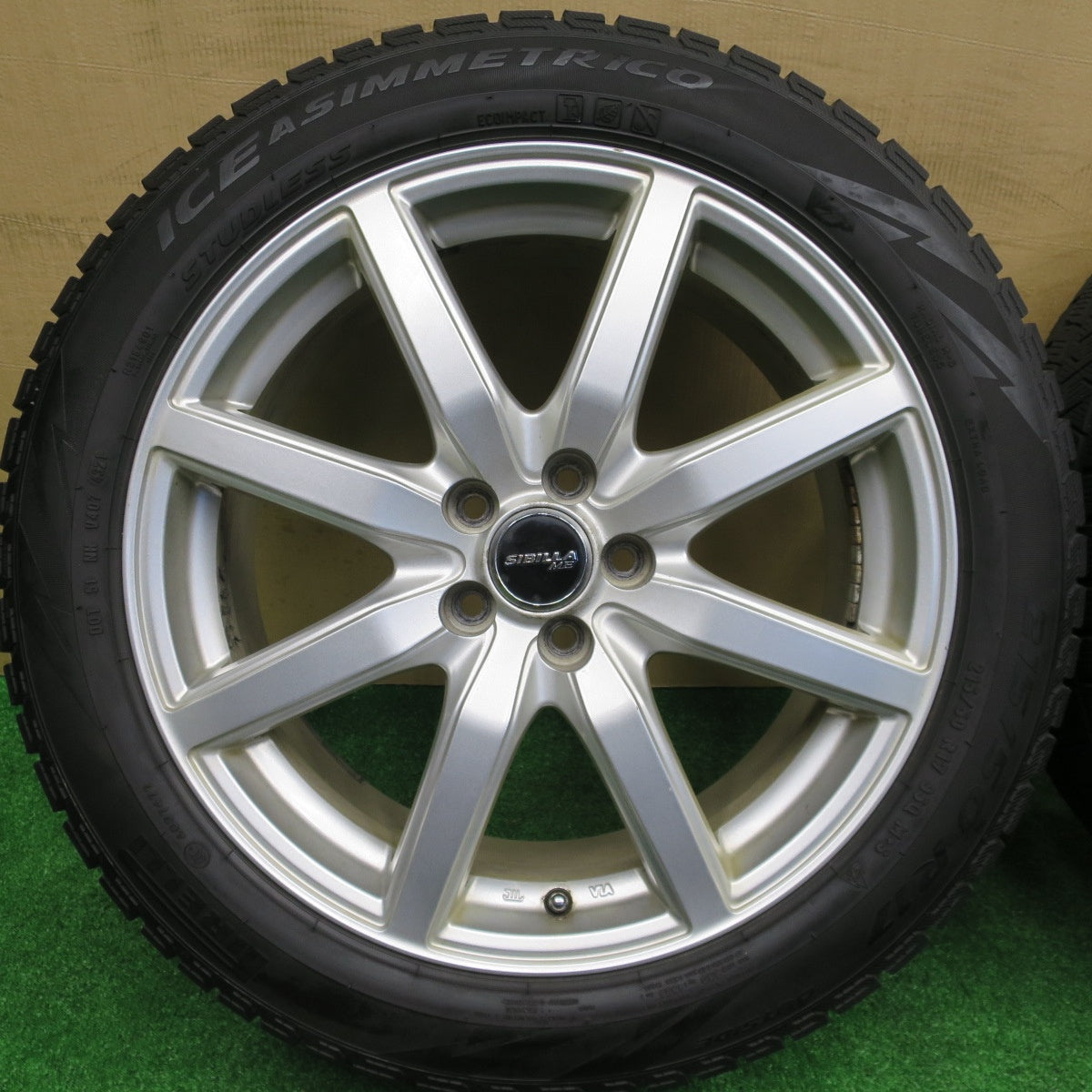 4本価格！21年★インプレッサ 等 215/50R17 スタッドレス ピレリ アイスアシンメトリコ SIBILLA ME シビラ 17インチ PCD100/5H★5121301NKス