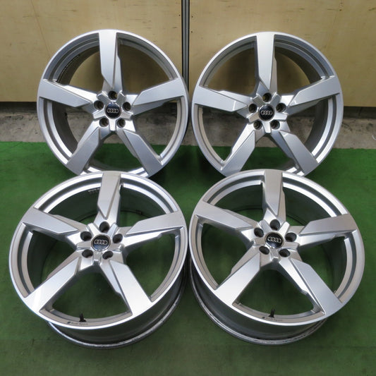 4本価格◎アウディ SQ5 純正 オプション OP ホイール 21インチ Audi 21×8.5J PCD112/5H◎6092201NGホ