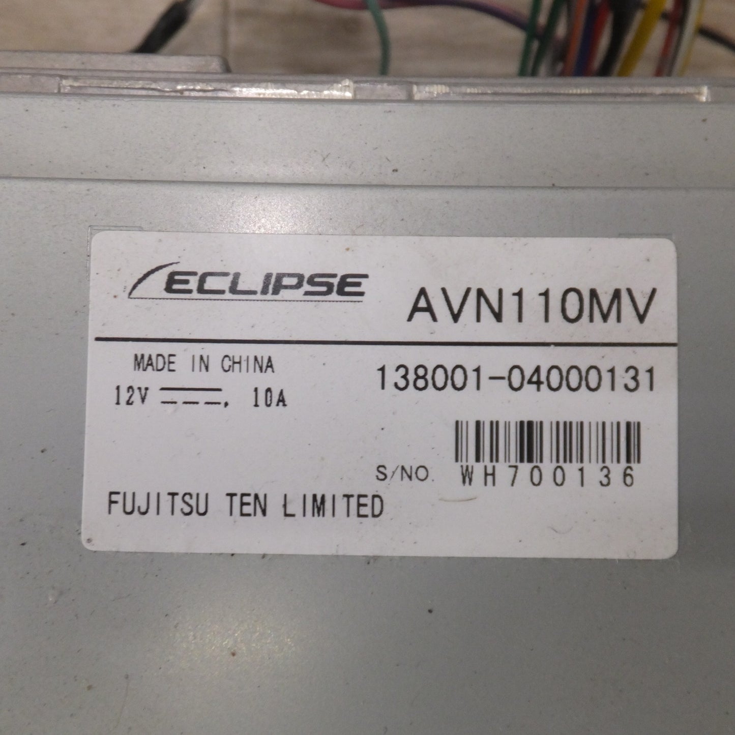 [送料無料] ★ECLIPSE製 三菱 純正 メモリーナビゲーション AVN110MV[33]★