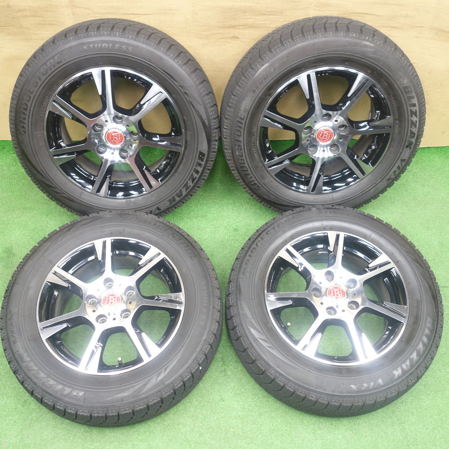 バリ溝！8.5分★スタッドレス 195/65R15 ブリヂストン ブリザック VRX BRANDLE-LINE ブランドルライン 15インチ PCD114.3/5H★6020901KTス