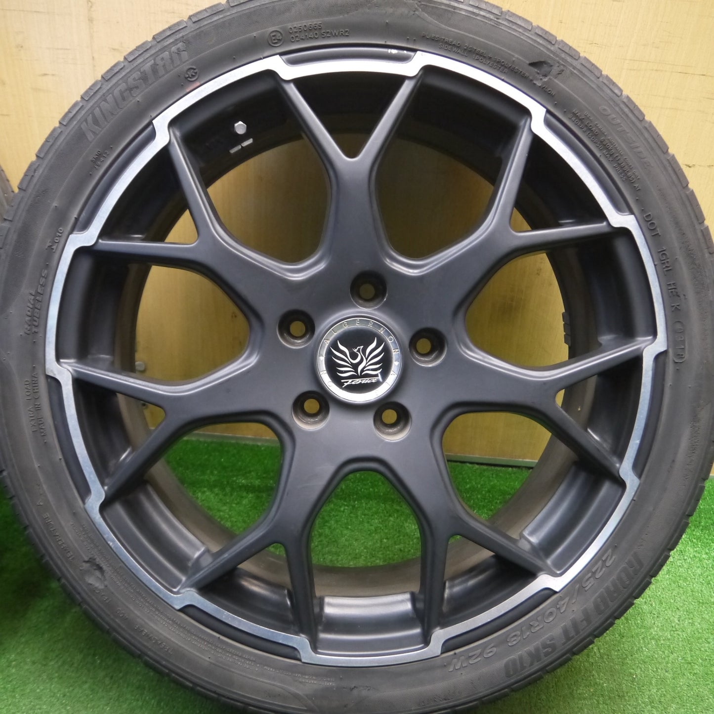 [送料無料] 4本価格★ALGERNON Fenice 225/40R18 キングスター ROAD FIT SK10 ネオリン ネオスポーツ アルジェノン フェニーチェ 18インチ PCD114.3/5H★5012806Hノ