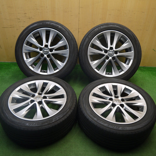 4本価格★トヨタ 20系 ヴェルファイア アルファード 純正 235/50R18 ヨコハマ ブルーアース RV-02 18インチ PCD114.3/5H★5061304Hノ