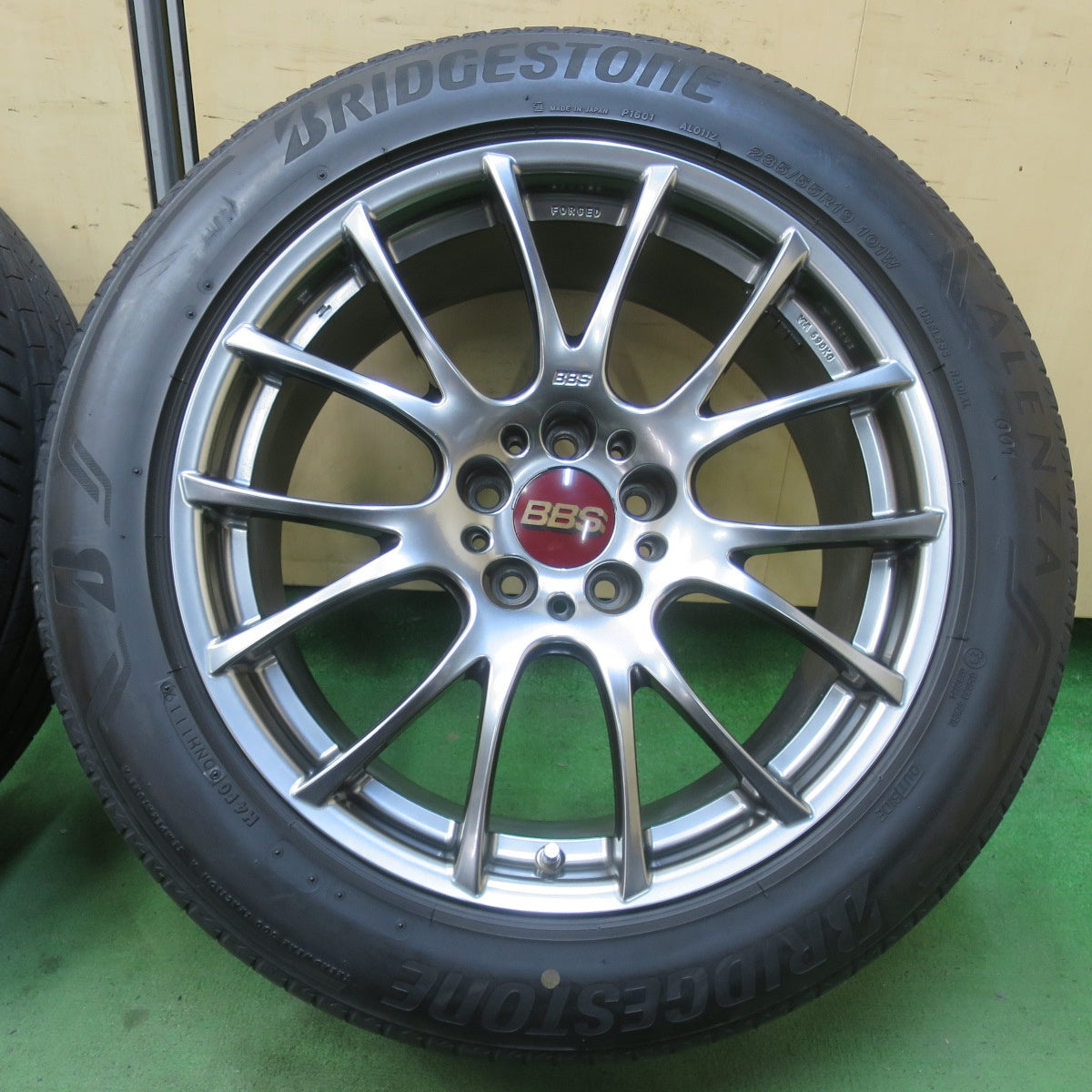 キレイ★BBS RE046 235/55R19 ブリヂストン アレンザ 001 ALENZA 19インチ PCD114.3/5H★6030309イノ