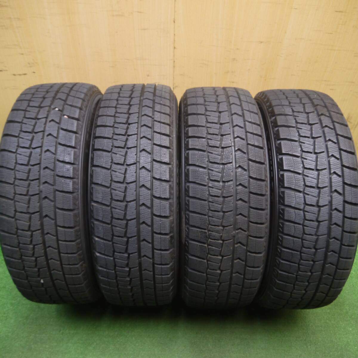 バリ溝！21年！キレイ！ほぼ10分★MINI 等 KELLENERS Sport 195/55R16 スタッドレス ダンロップ ウインターマックス WM02 ケレナーズ スポーツ PCD112/5H★4122702Hス