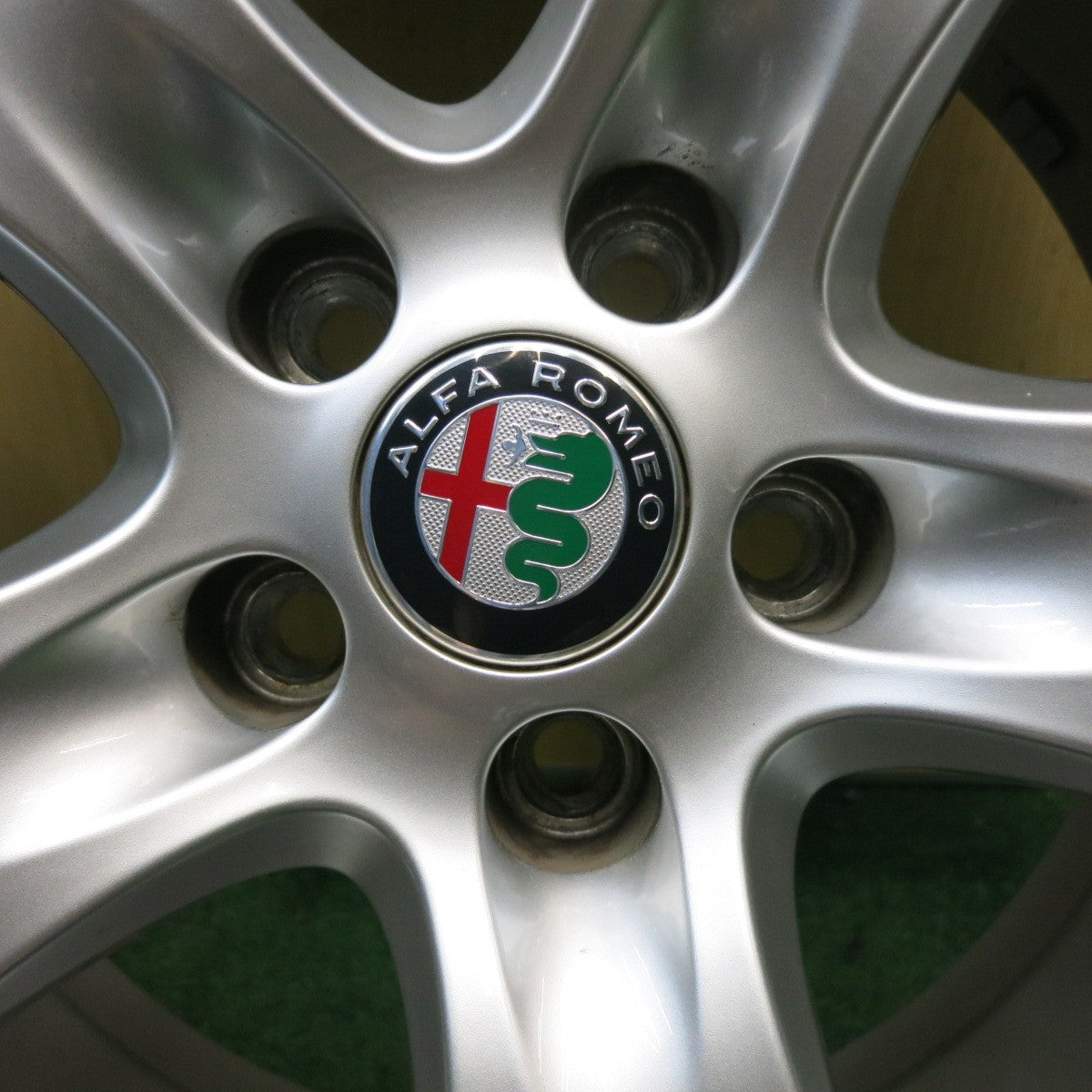 バリ溝！8.5分◎アルファロメオ ジュリア 純正 225/45R18 コンチネンタル プロコンタクト RX SSR 18インチ PCD110/5H◎6092714HAノ