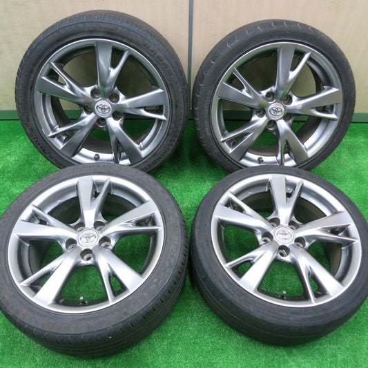 *送料無料* 4本価格★レクサス IS バージョンS 純正 225/40R18 255/40R18 レーダー RZ-500 Dimax R8+ 18インチ PCD114.3/5H★4072204NJノ