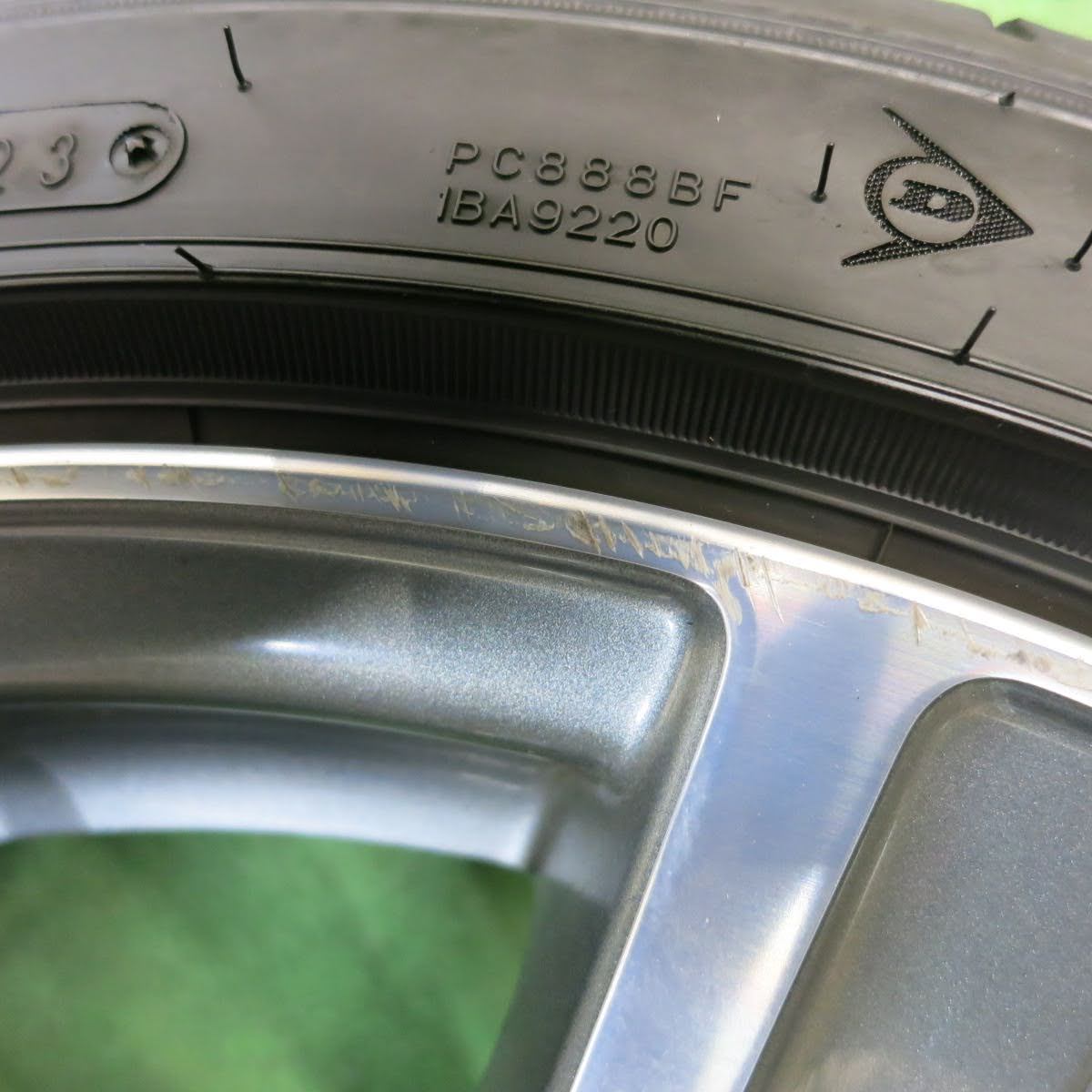 バリ溝！23年！★アウディ A1 スポーツバック 純正 195/45R17 ダンロップ LE MANS V+ 17インチ PCD100/5H★5042712HAノ