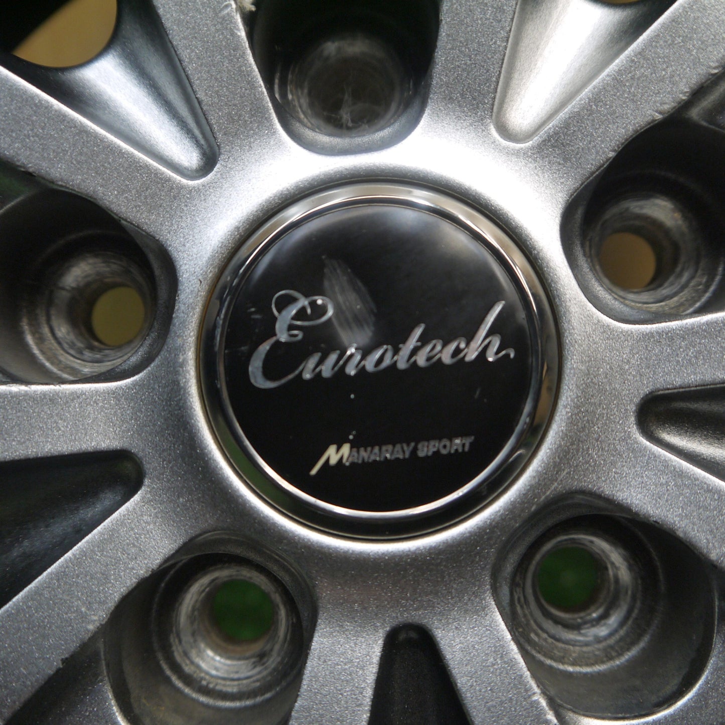 4本価格★Eurotech MANARAY SPORT 17インチ ホイール ユーロテック マナレイ スポーツ 17×7J PCD114.3/5H★6070805KKホ