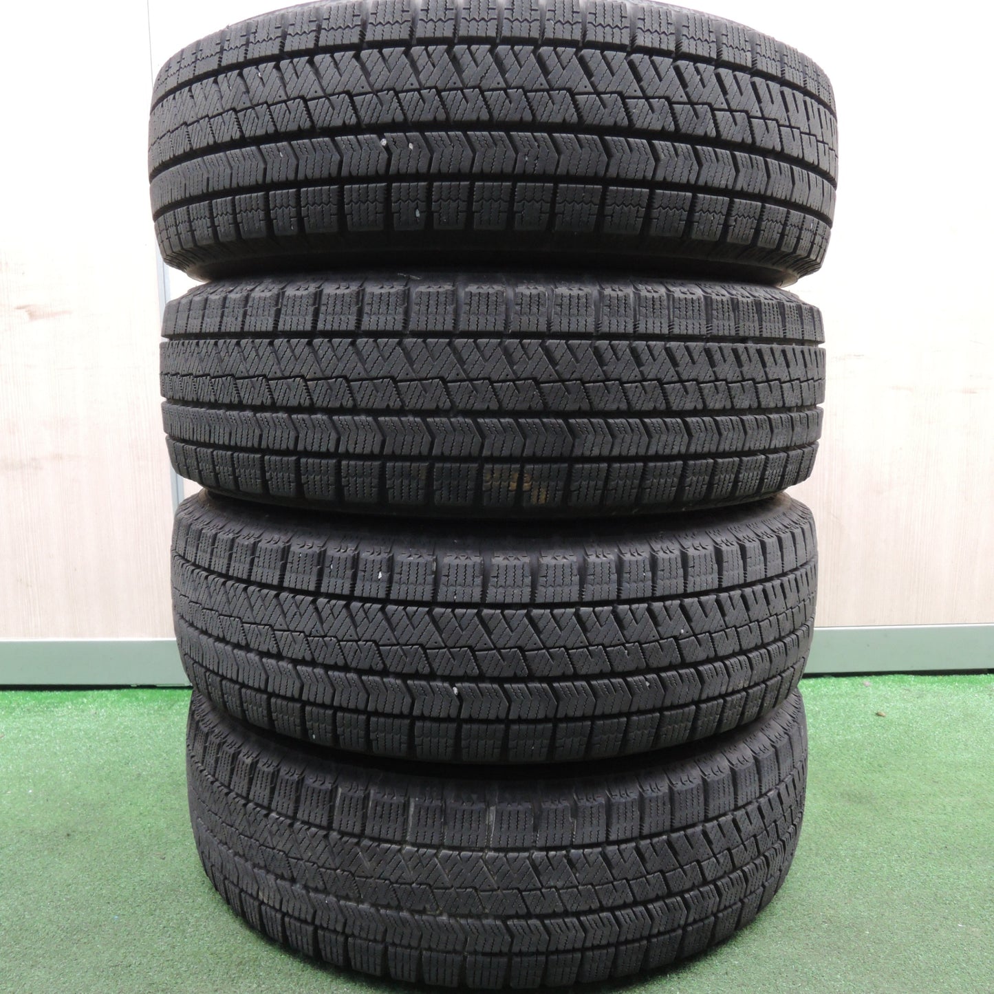 *送料無料* バリ溝！21年！キレイ！9分★スタッドレス 165/65R14 ブリヂストン ブリザック VRX2 AZANE JL 14インチ PCD100/4H★4021717HAス