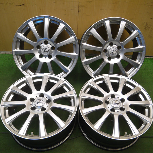 *送料無料*キレイ★レクサス 等 阿部商会 ホイール 18インチ ABE SHOKAI 18×7.5J PCD114.3/5H★3112004Hホ