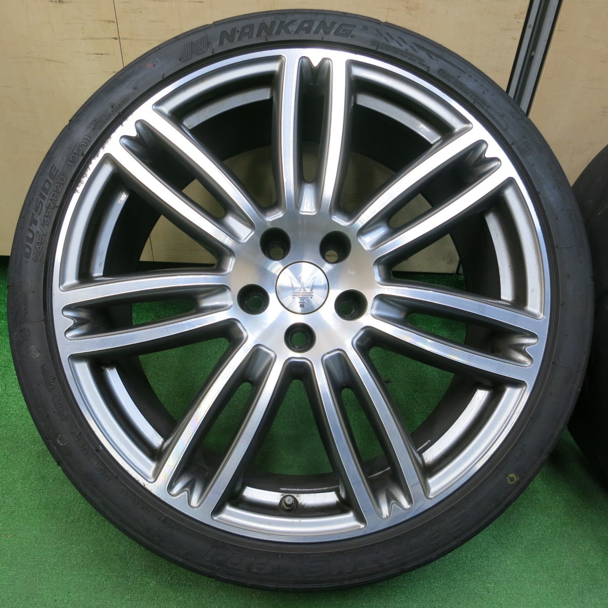 *送料無料* 4本価格★マセラティ ギブリ 純正 OP SPEEDLINE 245/35R20 285/35R20 ナンカン SPORTNEX AR-1 PCD114.3/5H★4030602イノ