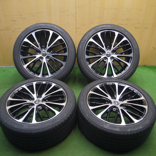 *送料無料* バリ溝!キレイ!9.5分★トヨタ カムリ WS AXVH70 純正 ENKEI 235/45R18 ブリヂストン トランザ T005A 18インチ PCD114.3/5H★4022012Hノ