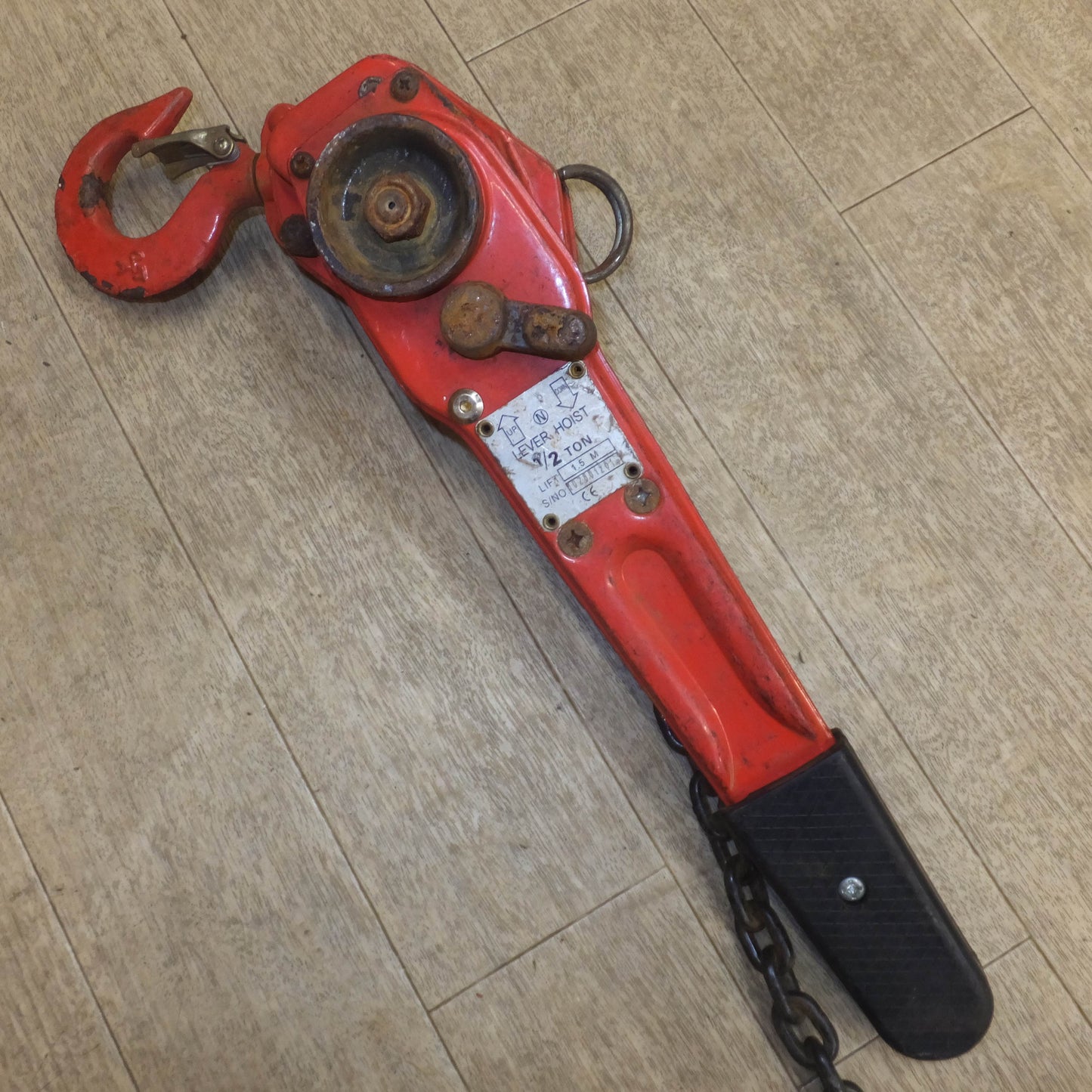 [送料無料]★レバーホイスト LEVER HOIST 1/2TON LIFT 1.5M(2)★