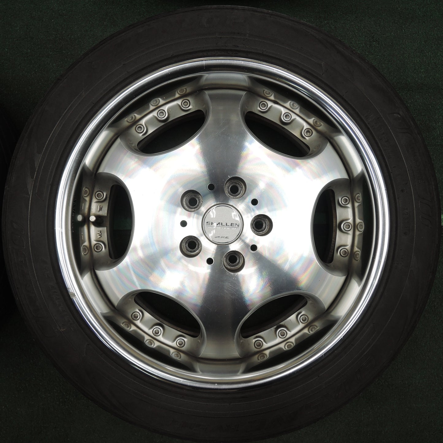 *送料無料* 4本価格★SHALLEN AME 215/55R17 ダンロップ エナセーブ RV503 シャレン 17インチ PCD114.3/5H★4030510TNノ